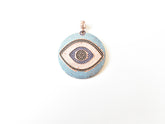 Evil Eye Cubic Zirconia Pendant
